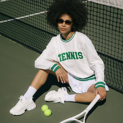 Ellsworth + Ivey Sweatshirt In White