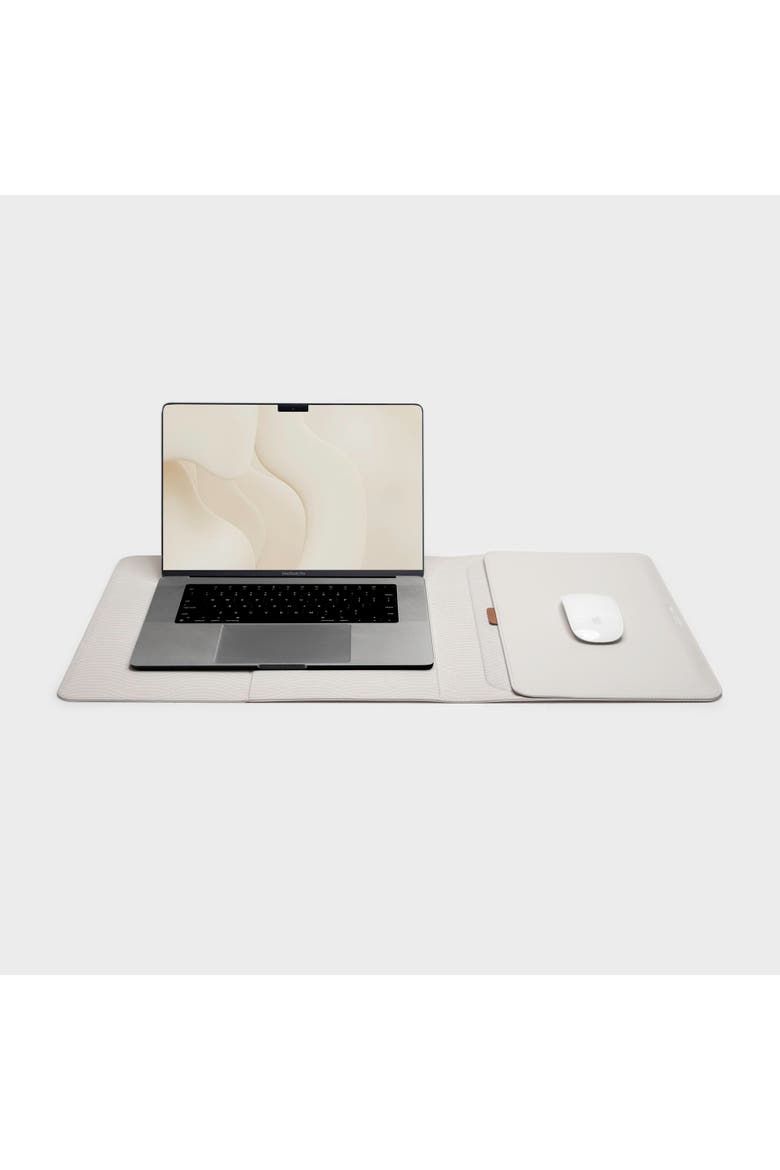 KonMari Hybrid Laptop Sleeve 16", Main, color, Stone