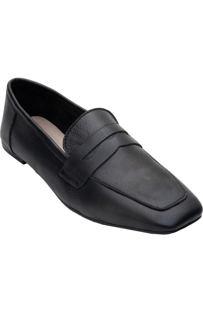 Forever & Always Shoes Morne Leather Loafers, Alternate, color, Black Leather