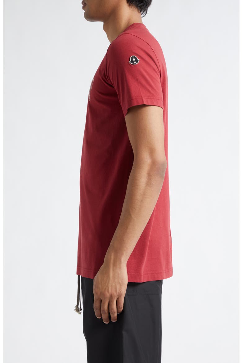 x Rick Owens Girder Cotton T-Shirt, Alternate, color, RED
