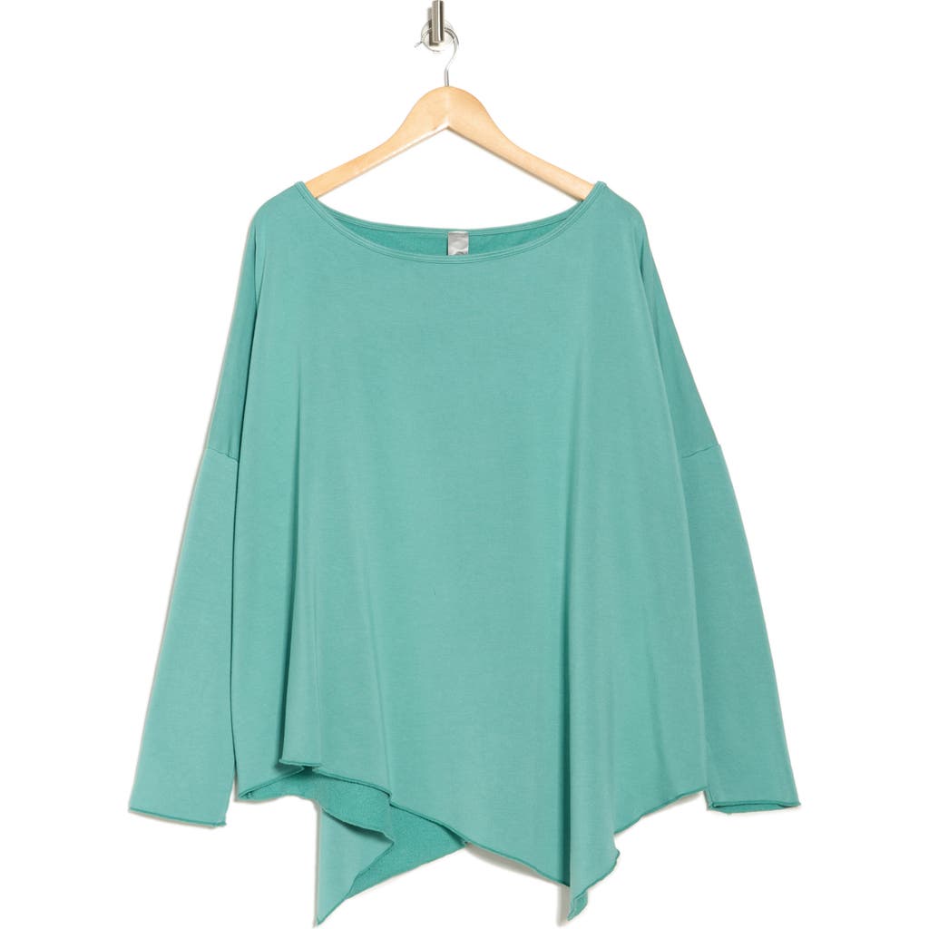 Go Couture Asymmetric Hem Sweater In Kashmir