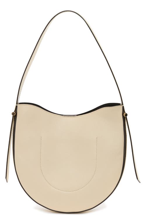 Victoria Beckham Dia Leather Shoulder Bag In Ivory