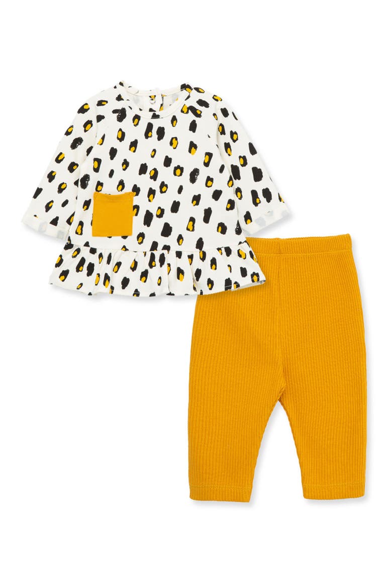 Tiger 2-Piece Leggings Set, Main, color, YELLOW