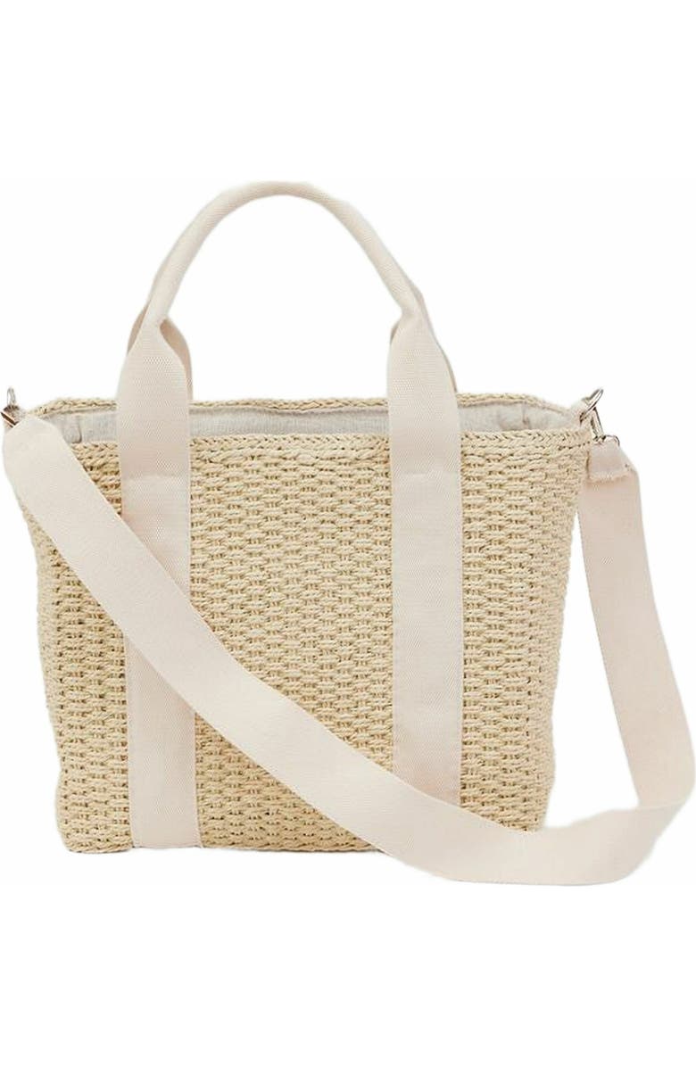 Hat Attack Modern Straw Cooler Tote, Alternate, color, Natural