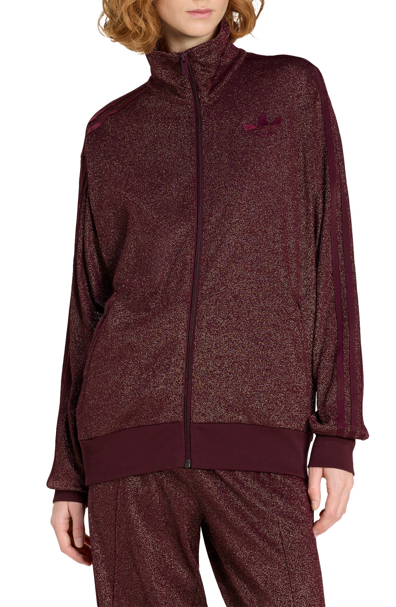 adidas Lurex Firebird Fit Track Jacket