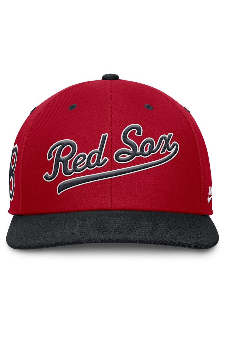 Men's Nike Red/Navy Boston Red Sox Cooperstown Collection Pro Performance Snapback Hat, Alternate, color, Red