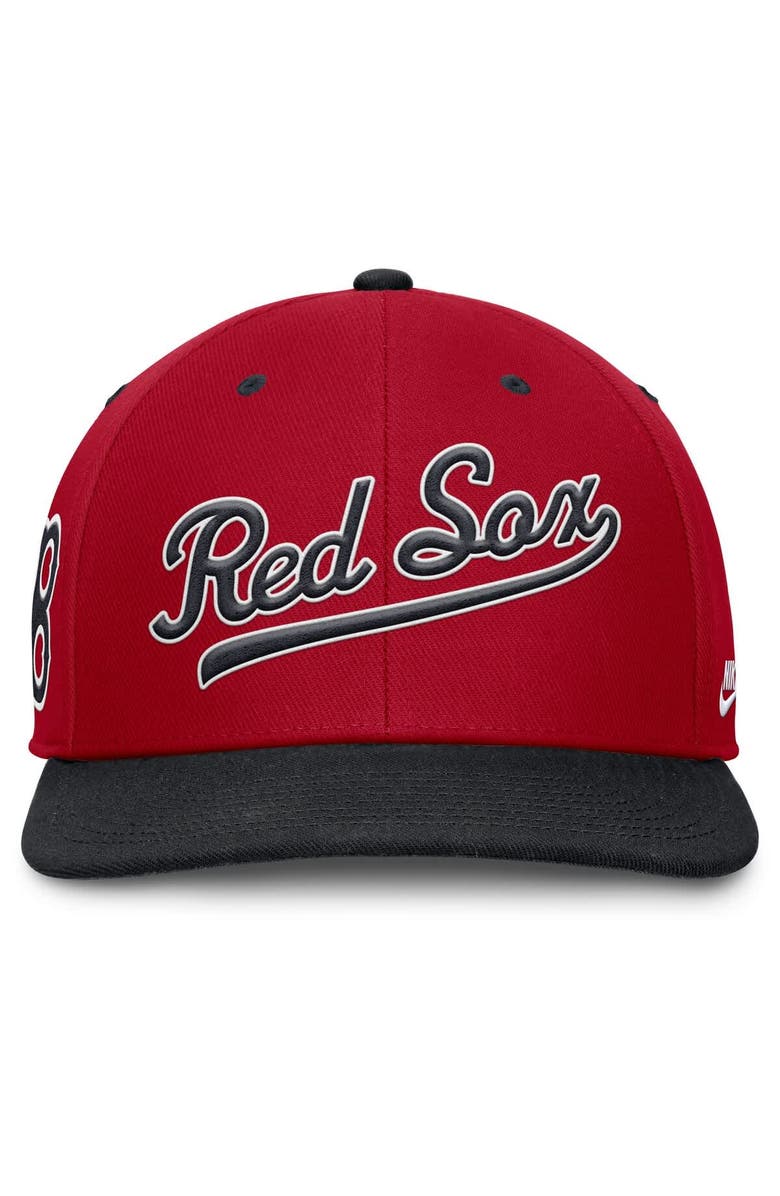 Nike Men's Nike Red/Navy Boston Red Sox Cooperstown Collection Pro Performance Snapback Hat, Alternate, color, Red