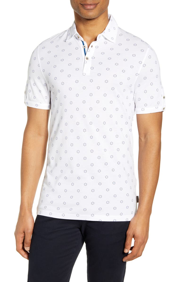 Ted Baker London Slim Fit Short Sleeve Polo, Main, color,