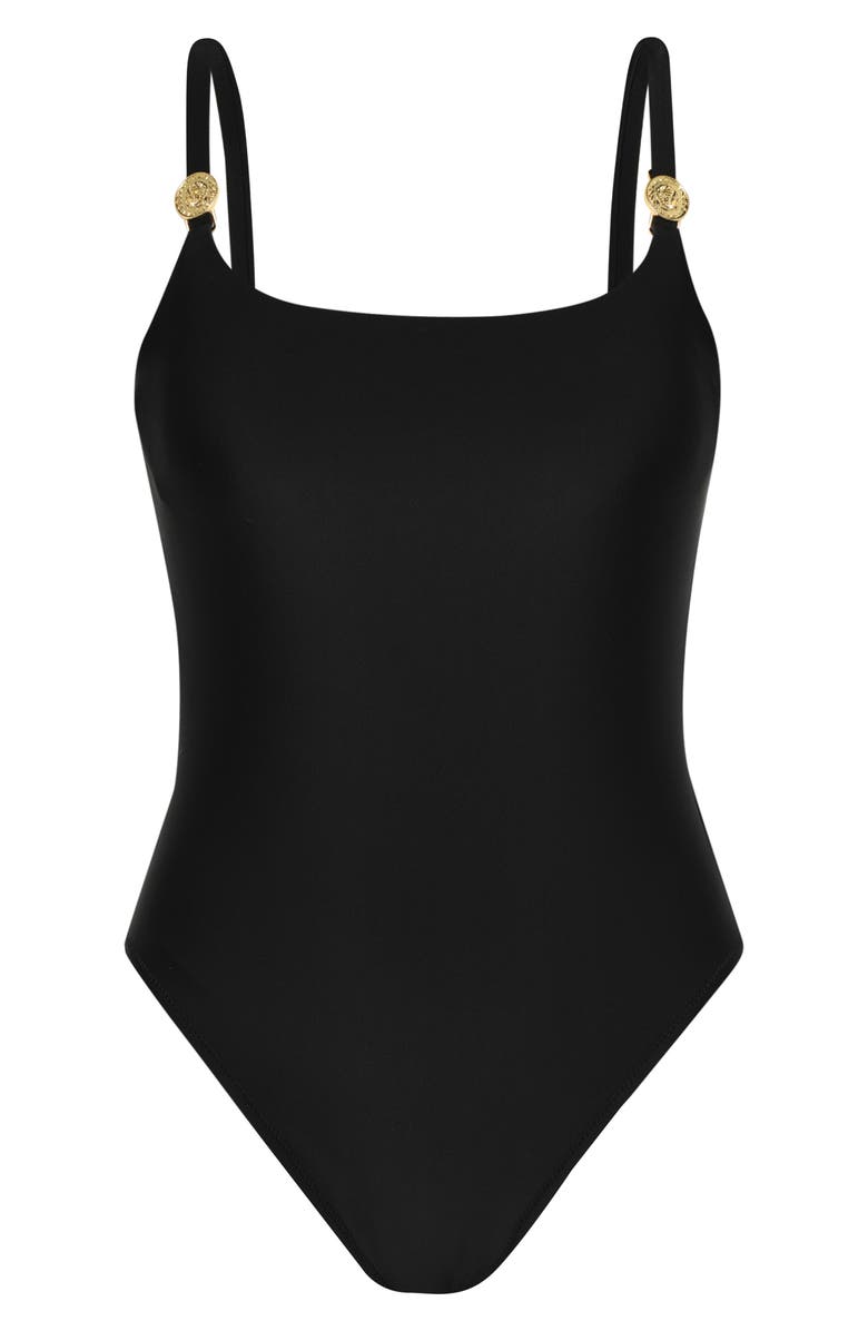L'AGENCE Remi One-Piece Swimsuit, Alternate, color, Black