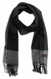 Hickey Freeman Colorblock Cashmere Scarf