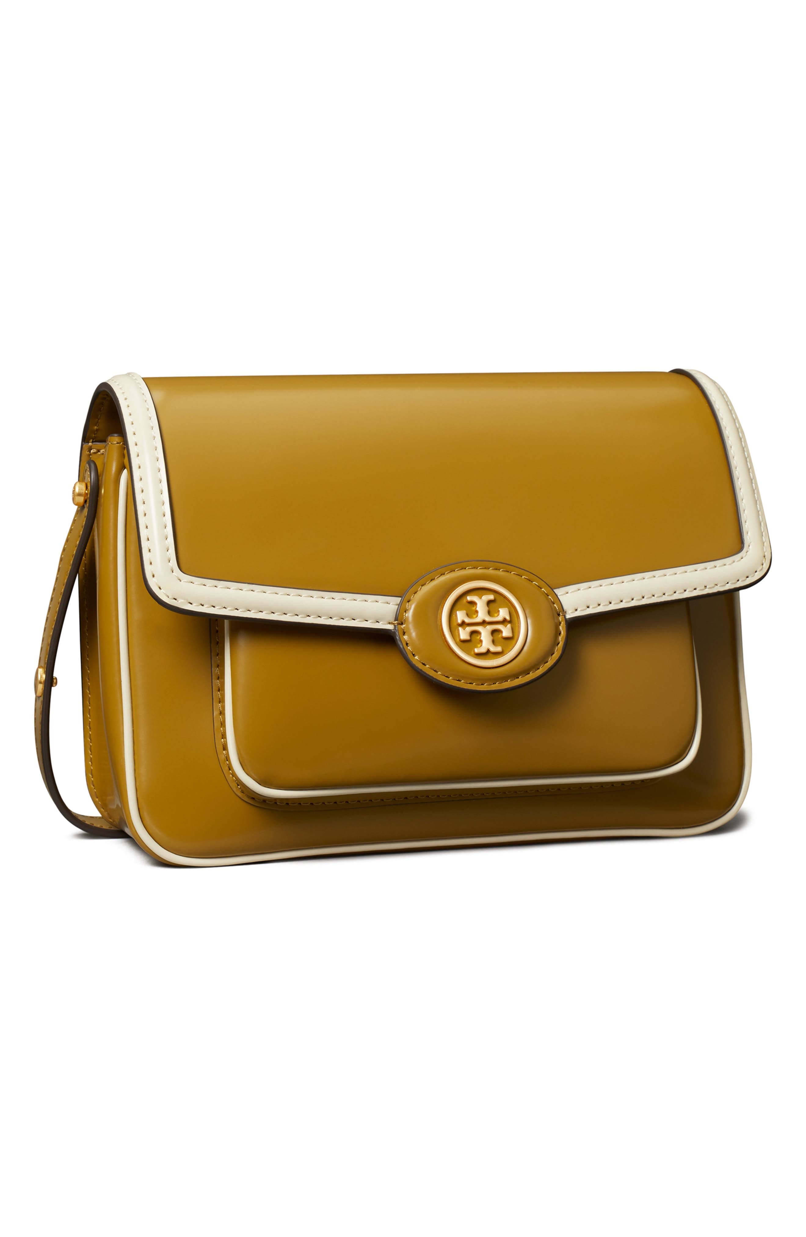 Tory Burch Robinson Colorblock Convertible Leather Shoulder Bag, Alternate, color, 