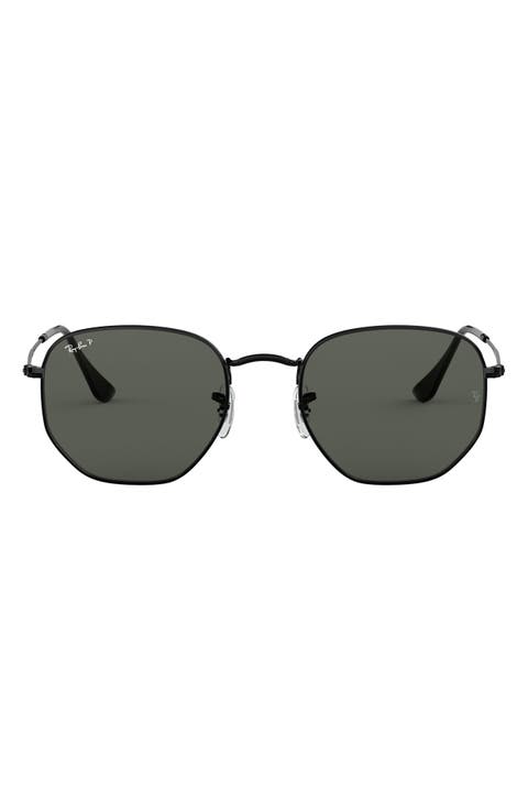 51mm Polarized Geometric Sunglasses