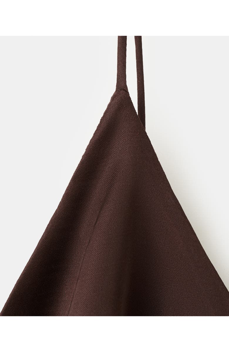 MANGO Mono Deep V-Neck Sleeveless Jumpsuit, Alternate, color, Chocolate