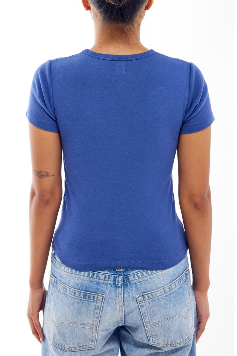 You Problem Graphic Baby Tee, Alternate, color, NAVY