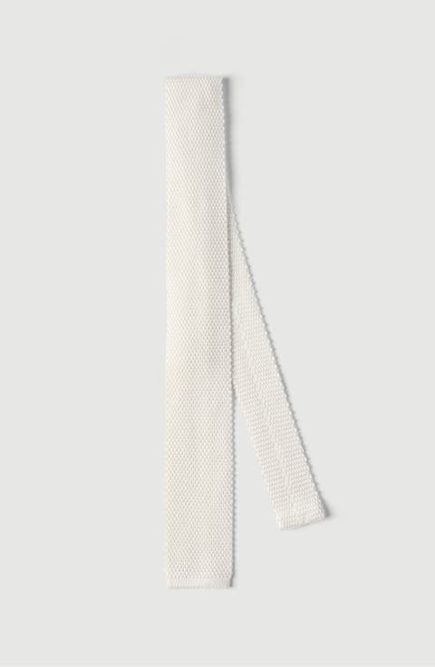 Silk knit tie