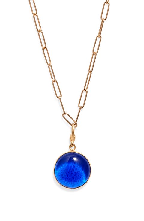 Umbo Circle Pendant Necklace
