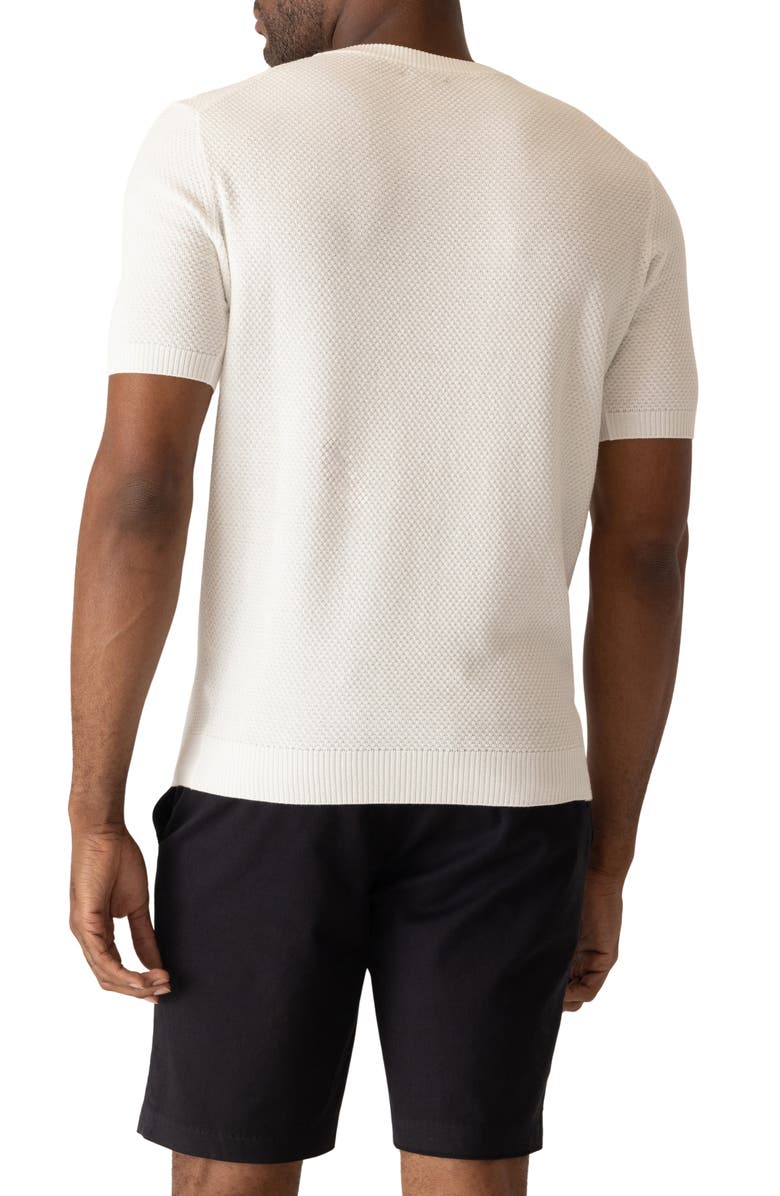 DEKE Modern Texture Knit T-Shirt, Alternate, color, White