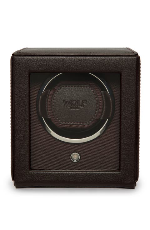 Cub Single Watch Winder with Cover