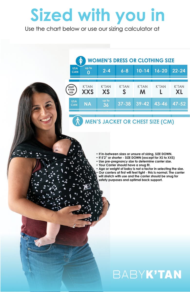 Baby K'tan Original Sweetheart Baby Carrier, Alternate, color, 