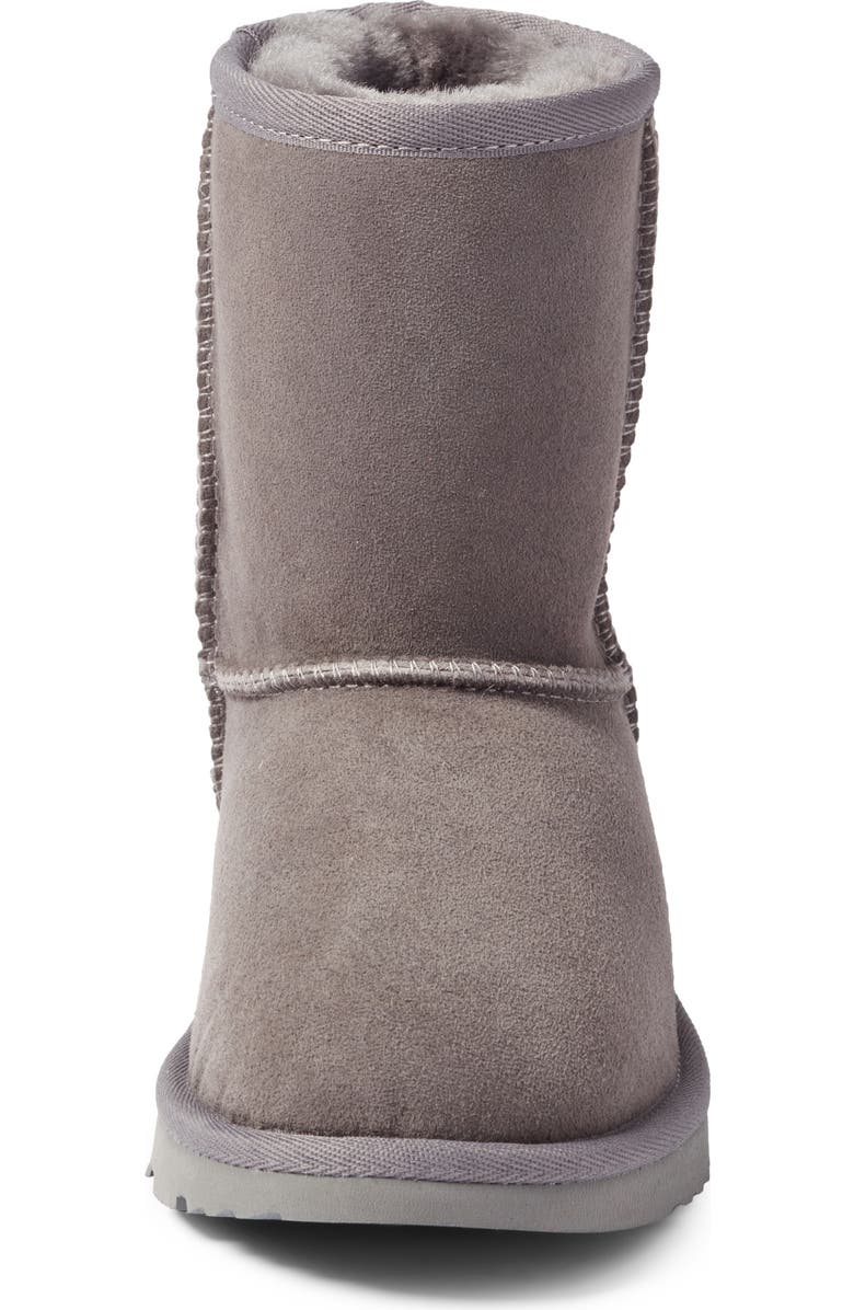 UGG<sup>®</sup> Kids' Classic Short II Water Resistant Genuine Shearling Boot, Alternate, color, Grey