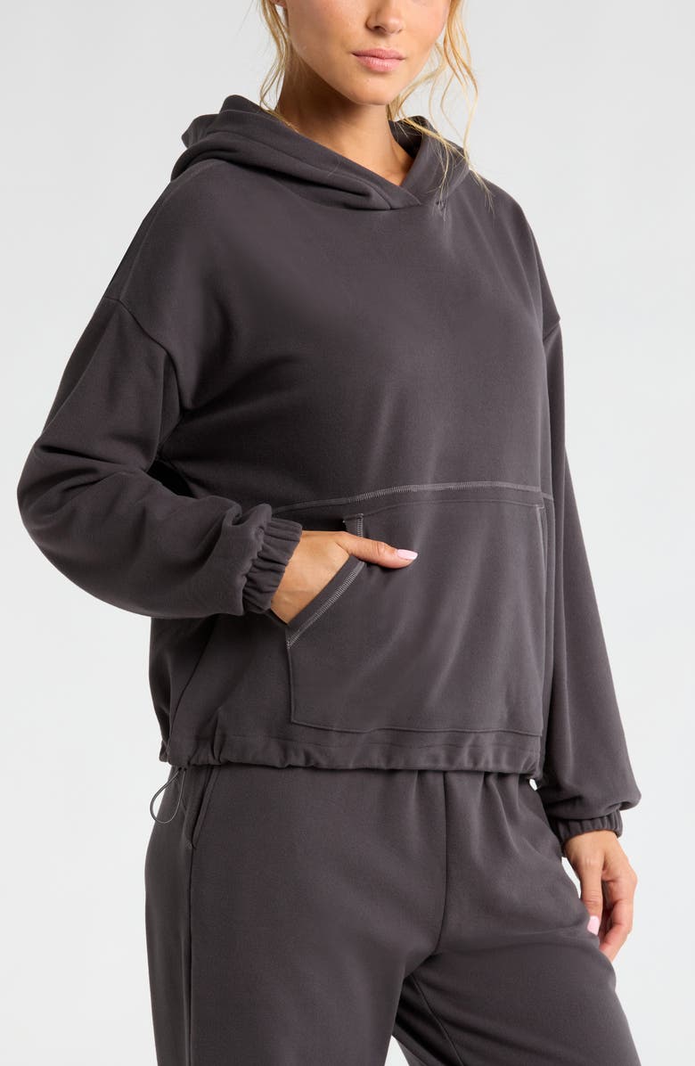 Zella Plush Fleece Hoodie, Alternate, color,