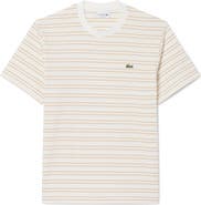 Lacoste Essentials Stripe Cotton T-Shirt
