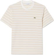 Lacoste Essentials Stripe Cotton T-Shirt