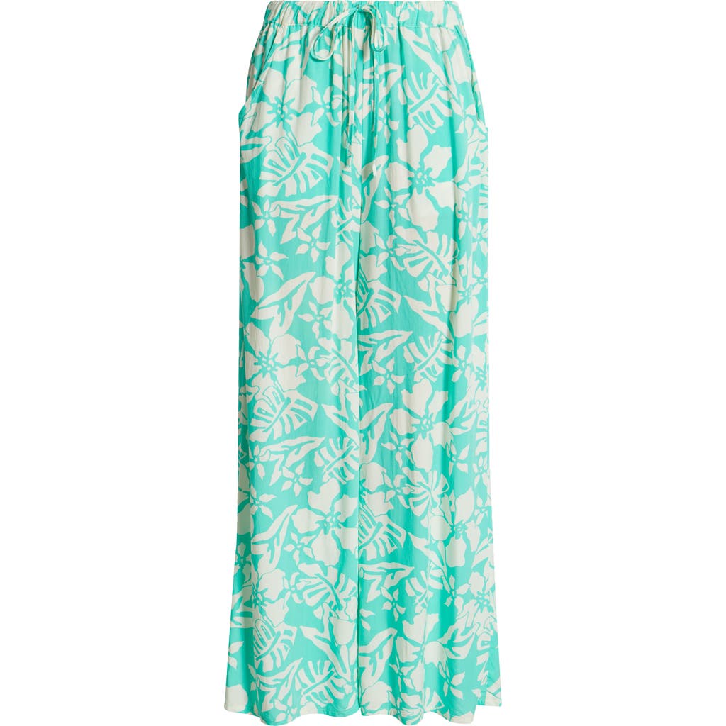 Rip Curl Sun To Sea Wide Leg Pants In Green