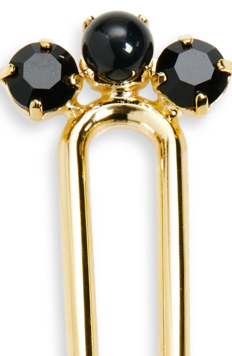 L. Erickson Lucia Chignon Hair Pin, Alternate, color, Black