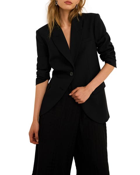 Single Breasted Long Sleeve Blazer