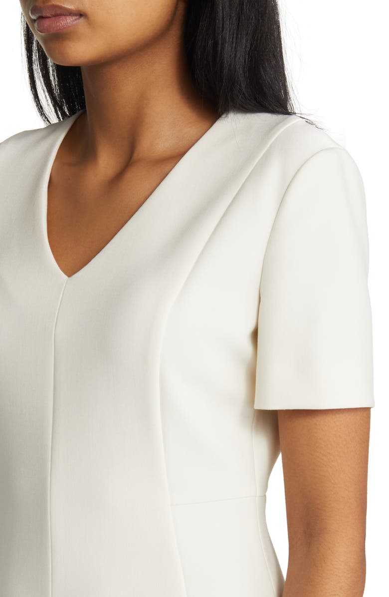BOSS Damaisa Sheath Dress, Alternate, color, Soft Cream