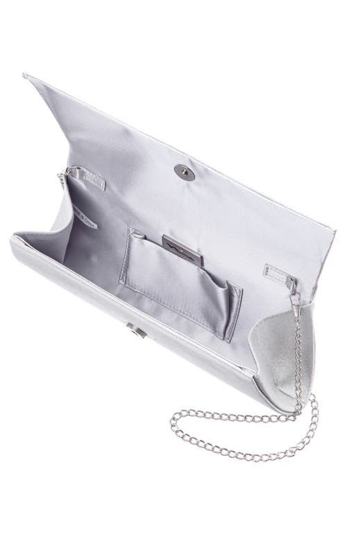 Nina Zoey Clutch In Silver