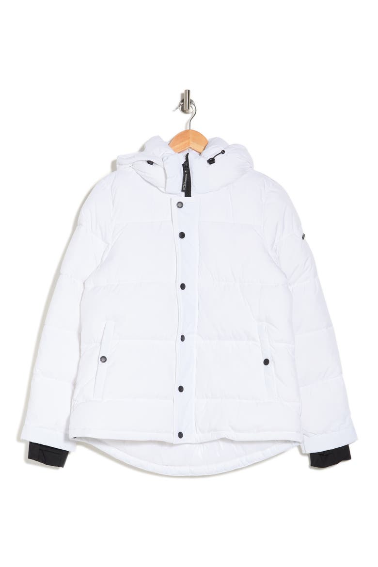 Short Puffer Jacket, Alternate, color, SNOWBALL