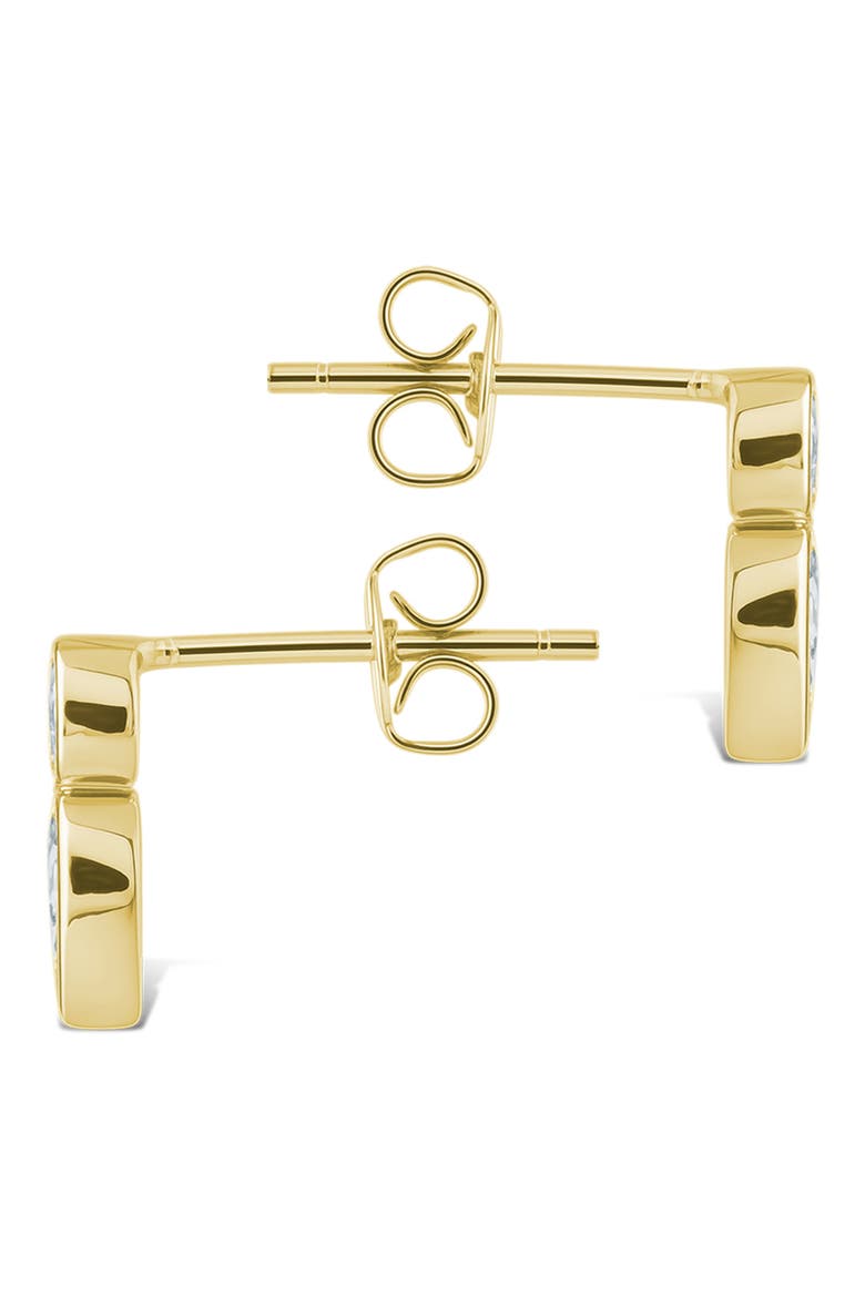 Helen Teardrop Duo Stud Earrings, Alternate, color, GOLD