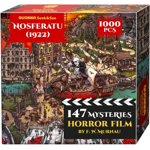 1000-Piece Jigsaw Puzzle for Adults - Metropolis, Nosferatu & Roman Empire