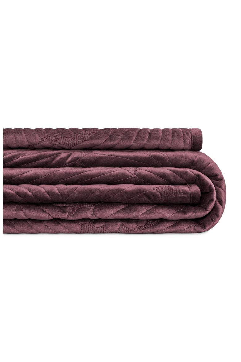 Alfabia Bedcover, Alternate, color, Violet
