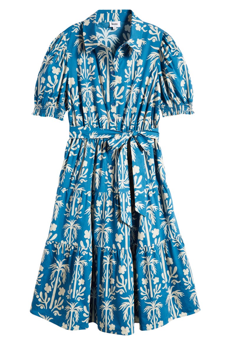 Octavia Shirtdress, Alternate, color, PALM FIELDS MYKONOS BLUE
