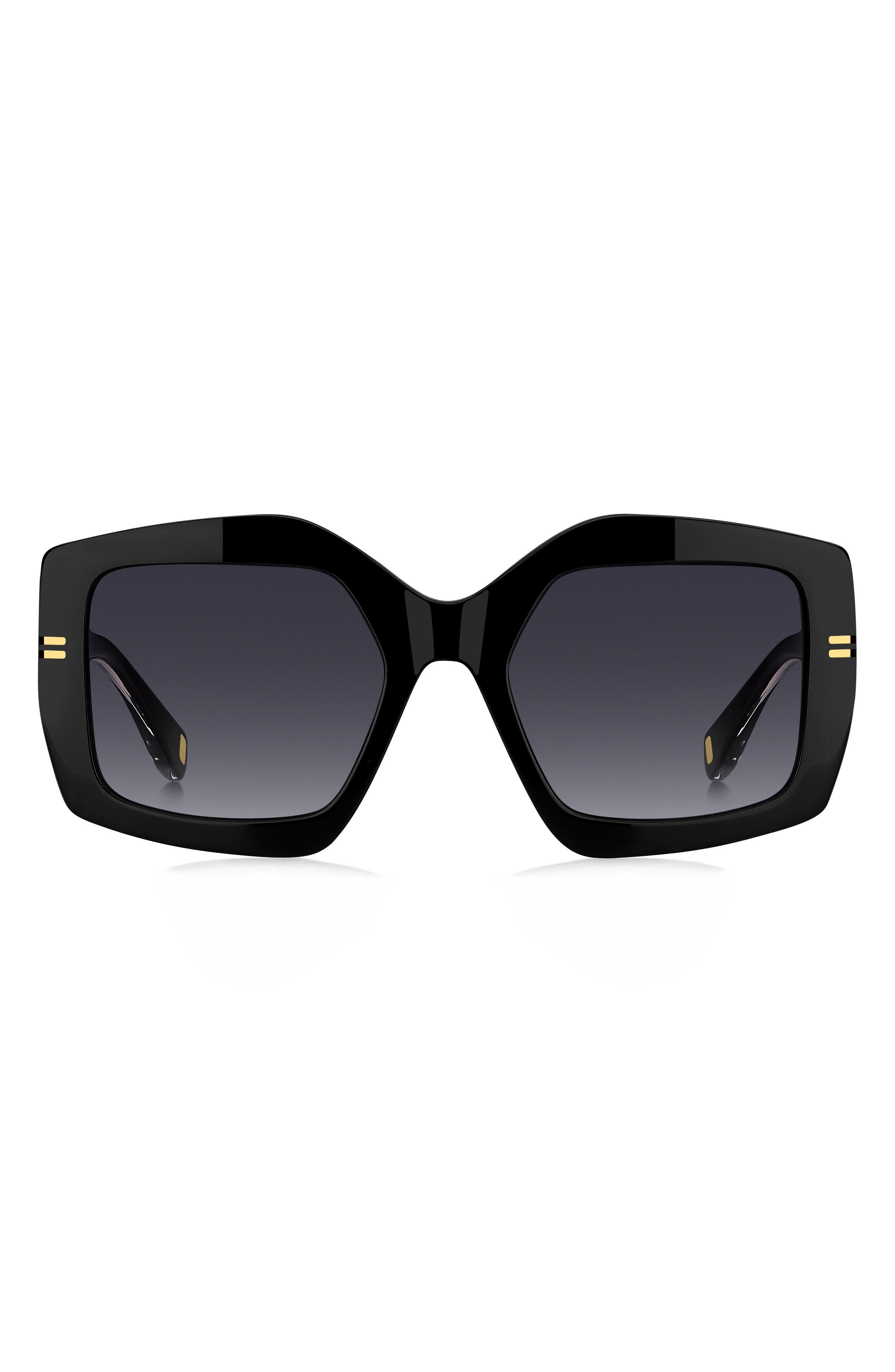 53mm Gradient Rectangular Sunglasses
