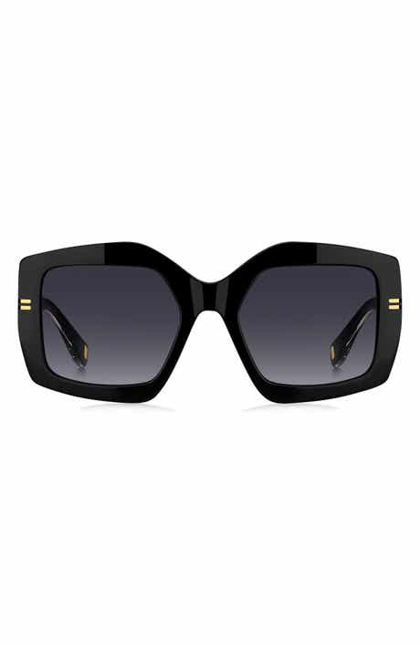 53mm Gradient Rectangular Sunglasses