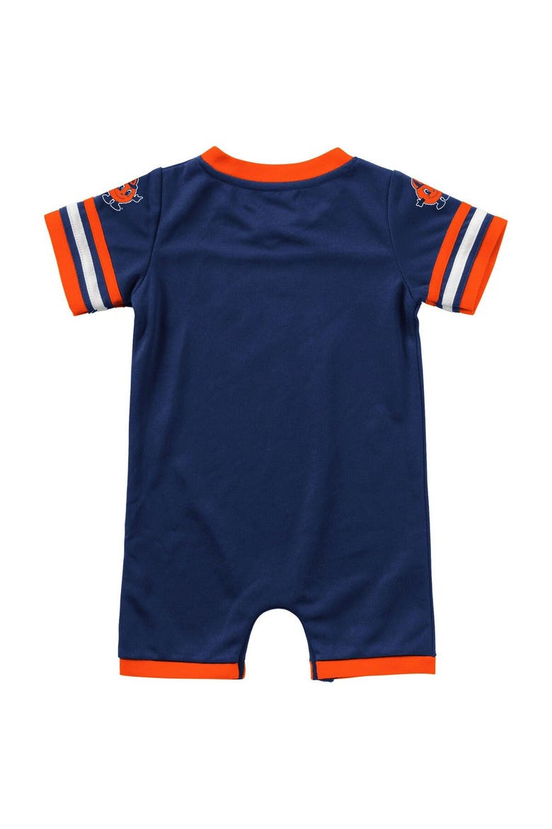 Infant Colosseum Navy Syracuse Orange Bumpo Football Romper, Alternate, color, Navy