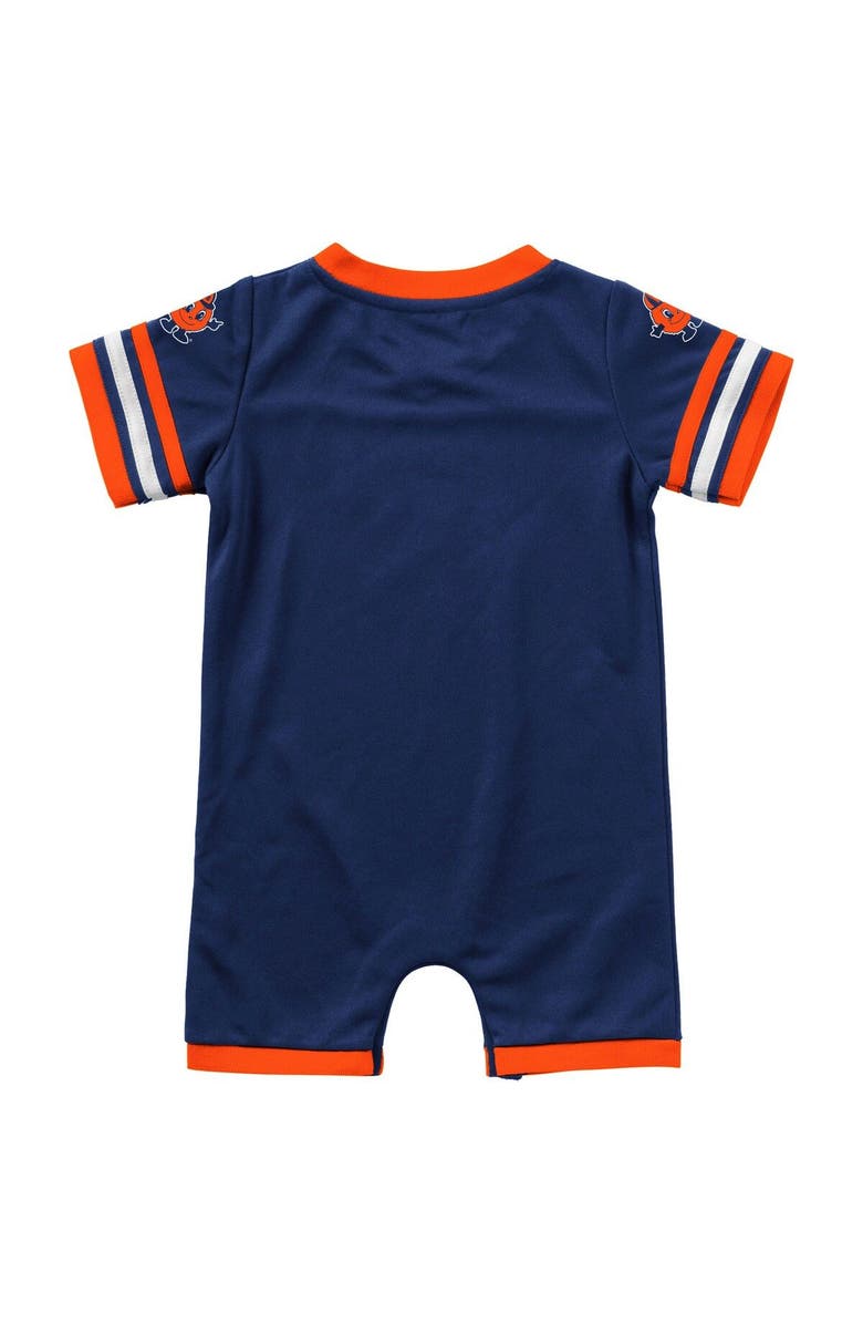 COLOSSEUM Infant Colosseum Navy Syracuse Orange Bumpo Football Romper, Alternate, color, Navy