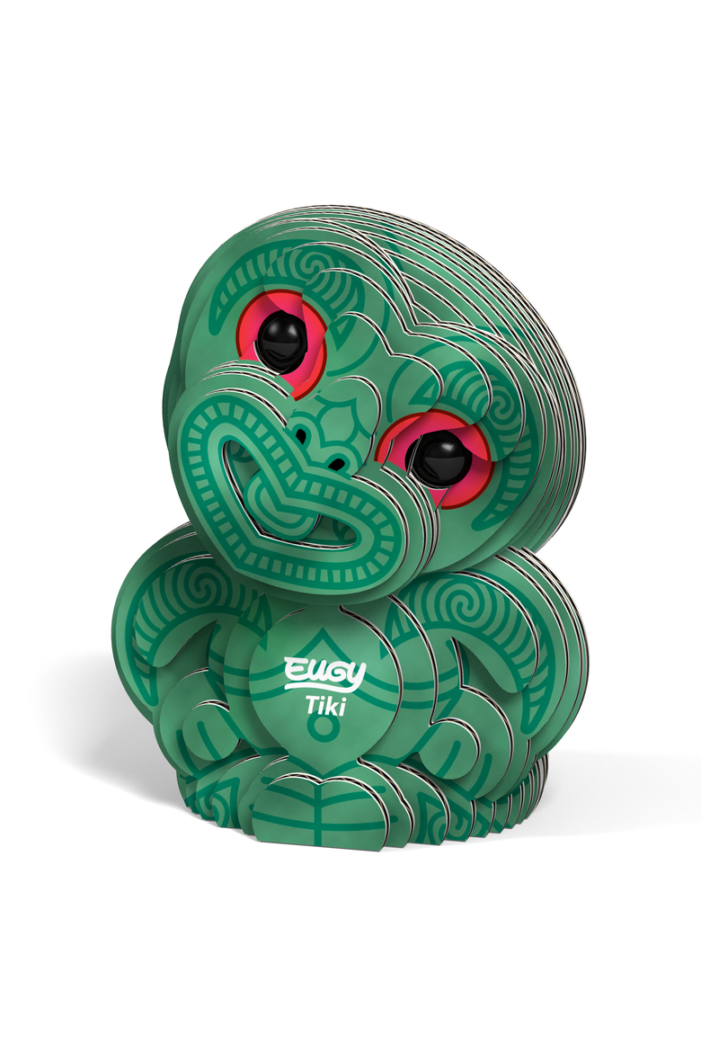 Tiki 3D Puzzle, Alternate, color, No Color