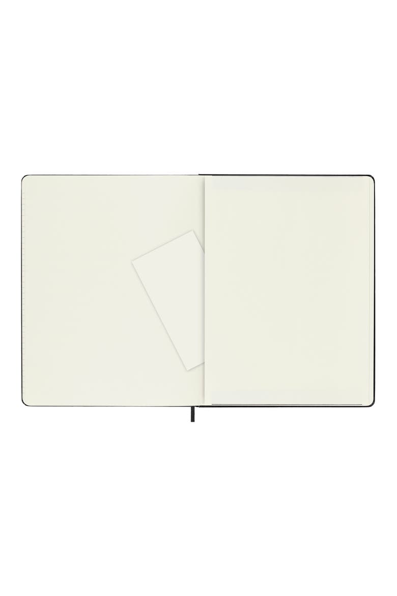 Classic Hardcover Extra Large Notebook, Alternate, color, BLACK