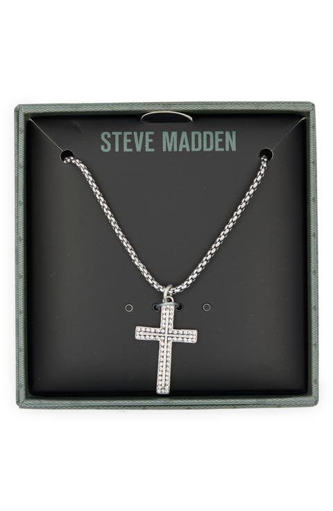 Cubic Zirconia Cross Pendant Necklace