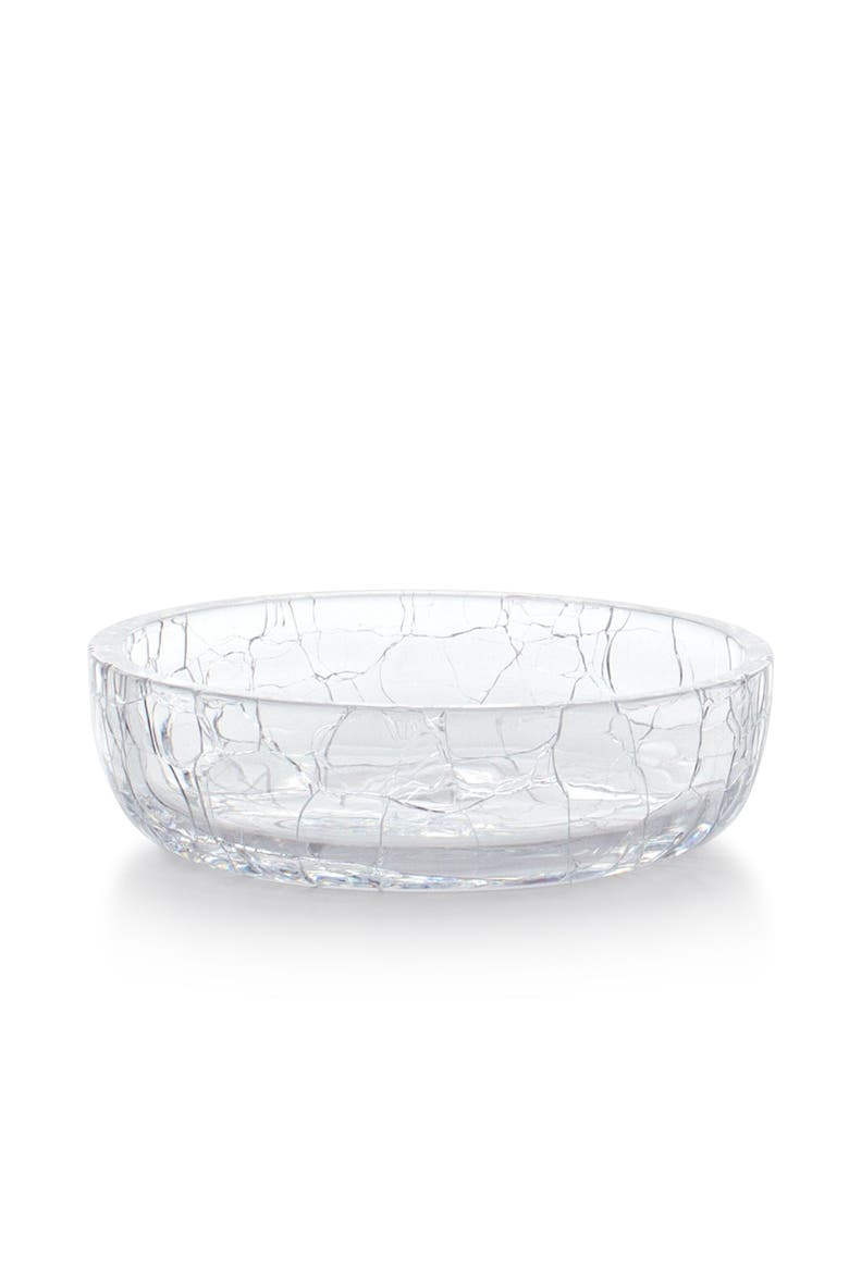 Crystina Soap Dish, Alternate, color, CLEAR