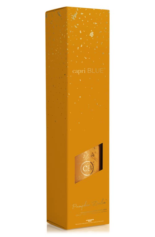 Capri Blue Pumpkin Dulce Glimmer Reed Diffuser In Orange