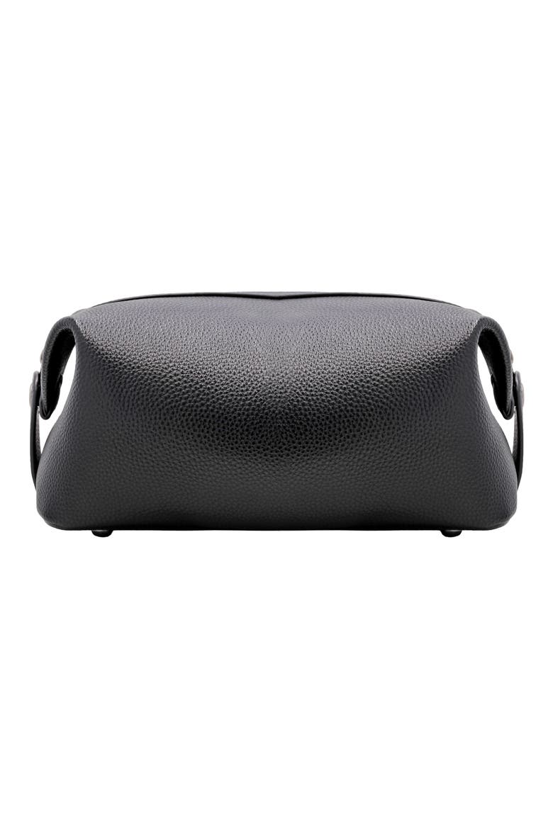 Waverly Faux Leather Toiletry Kit, Alternate, color, BLACK
