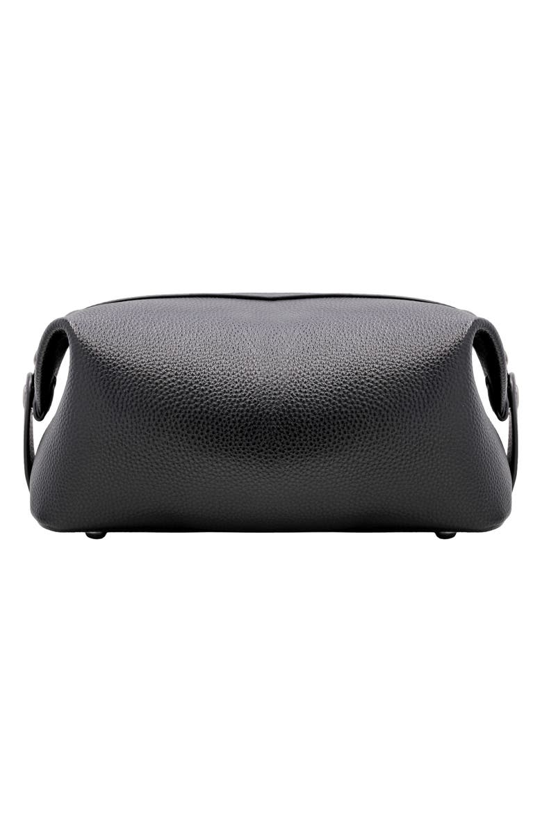 Robert Graham Waverly Faux Leather Toiletry Kit, Alternate, color, Black