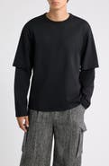 KROST Double Layer Long Sleeve Stretch Cotton T-Shirt