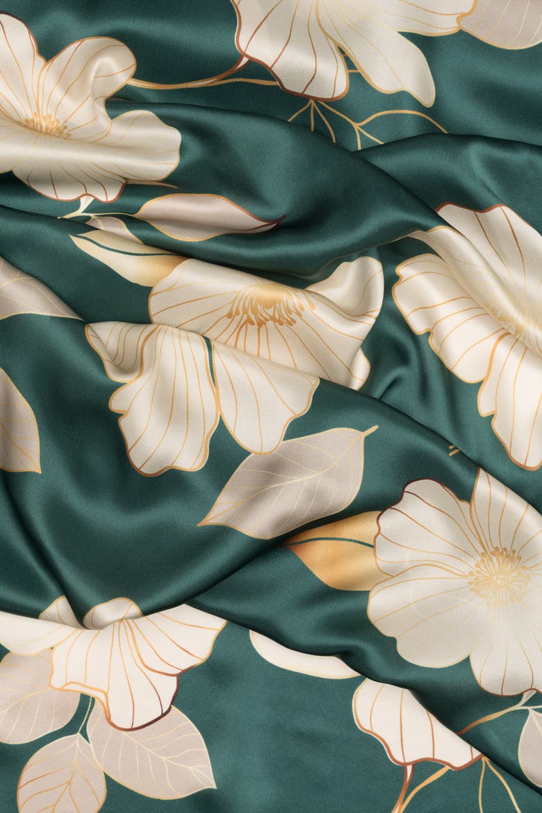 Laura - Silk Scarf/shawl For Women, Alternate, color, Green